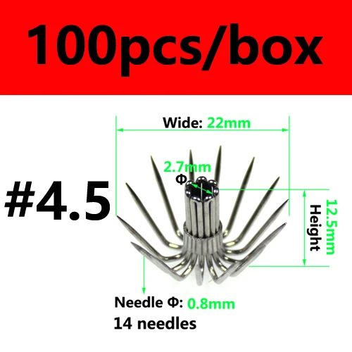 100pcs size 4.5