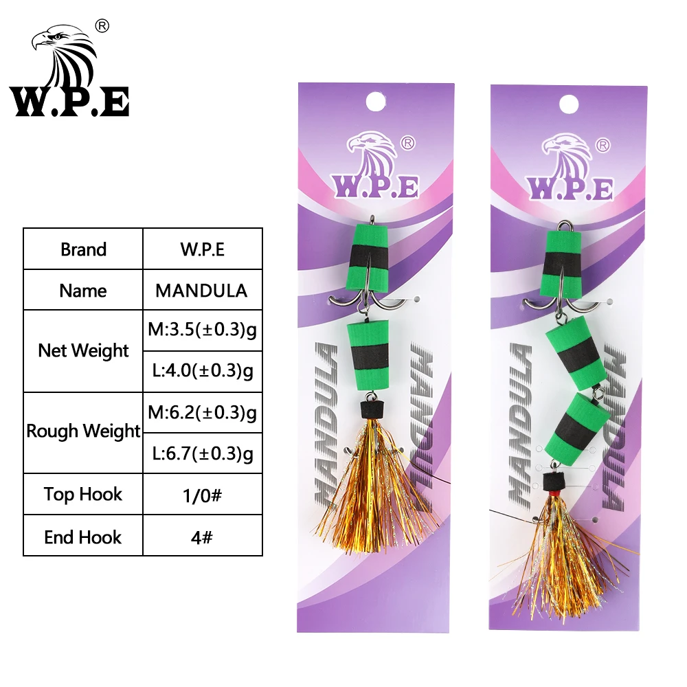 W.P.E. Mandula Swimbait multicolor - Lubina - imagen 3