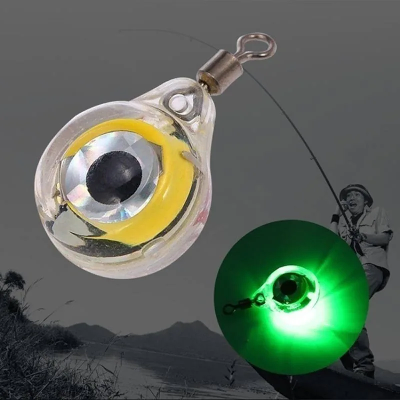 FLYSAND-luces de pesca fluorescentes nocturnas, señuelo de luz LED subacuática para atraer peces, accesorios de pesca - imagen 3