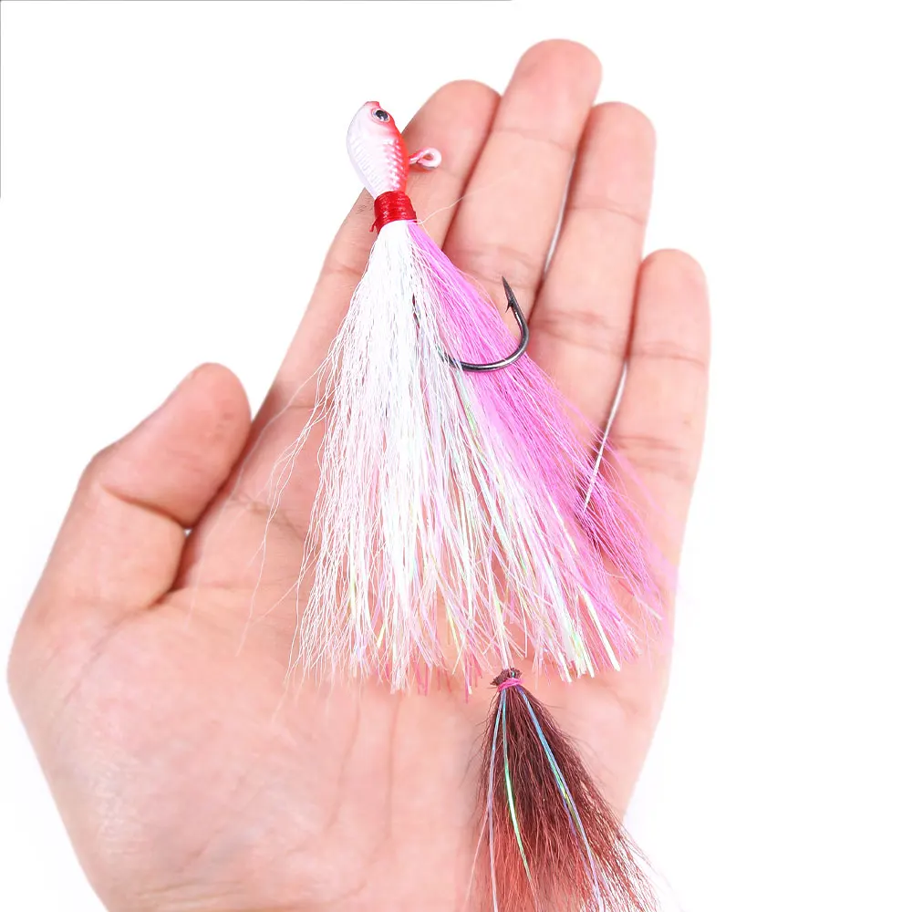 6 uds 7g 10g 14g 21g 28g 42g 56g 85g señuelo de pesca Jig head señuelos wobbler isca cebos artificiales para lubina Pike carpa equipo de pesca - imagen 2