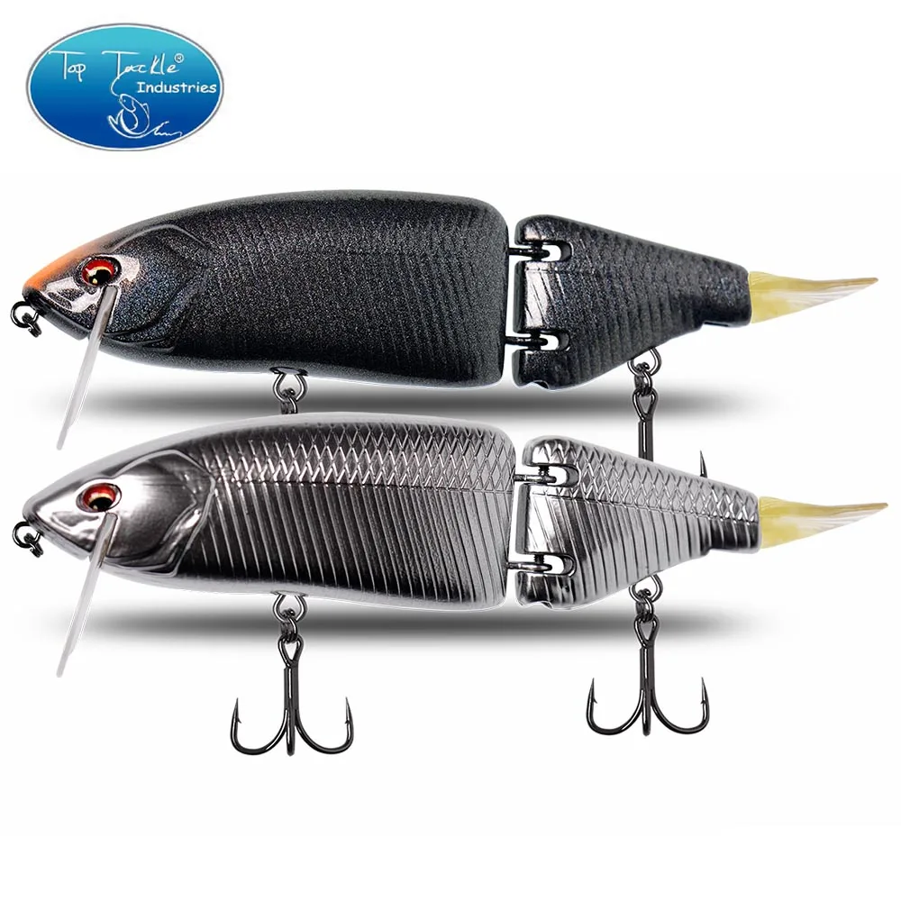 CF señuelo articulado 135mm/165mm Swimbait Señuelos de Pesca de cuerpo duro flotante para Lucio, aparejos de cebo de pesca - imagen 5