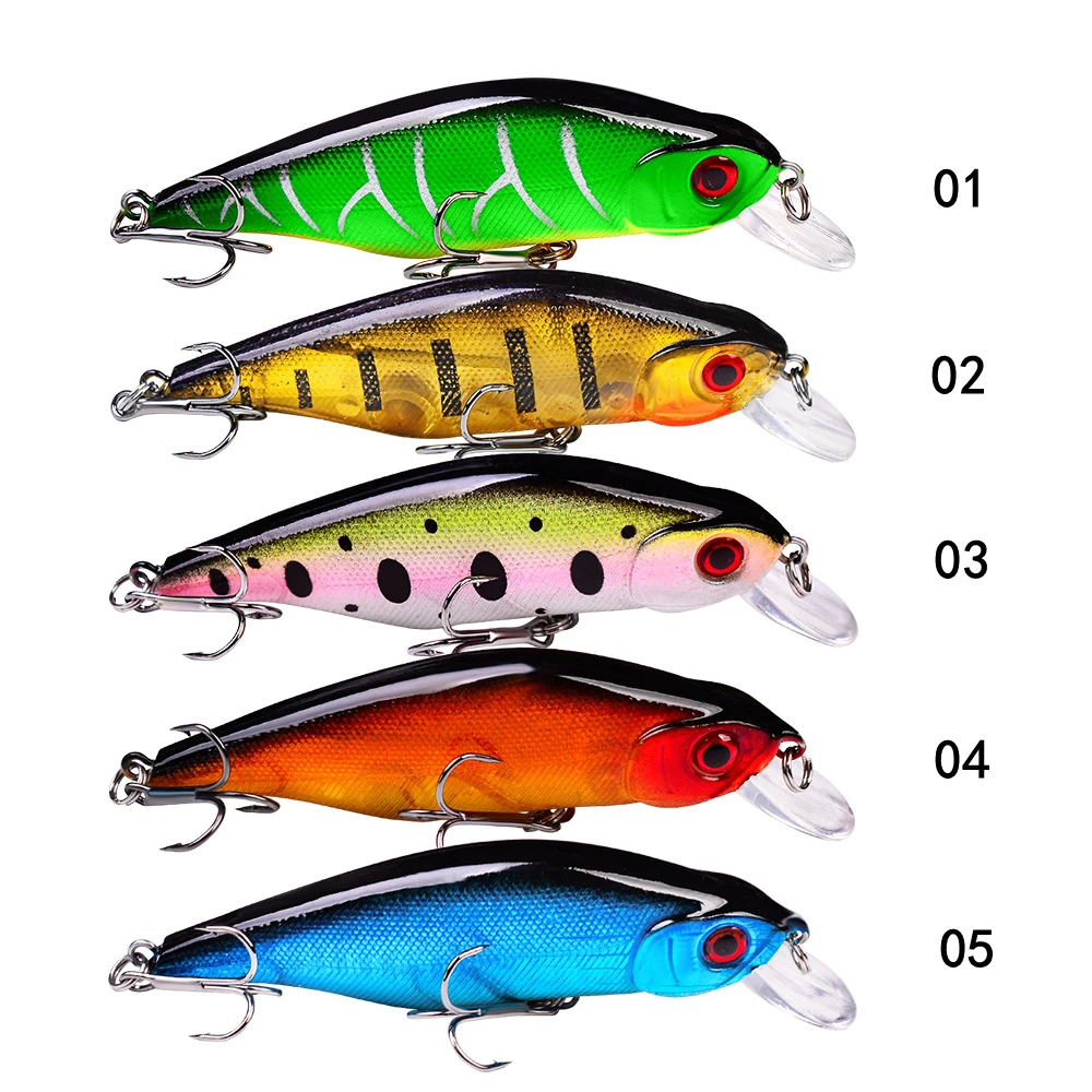 Señuelo de Pesca Wobbling, nuevo diseño, 12g, 9,5 cm, Minnow, Isca, cebos artificiales para perca, lubina, Lucio, trucha, 1 ud. - imagen 3