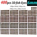 400pcs mix color 6mm