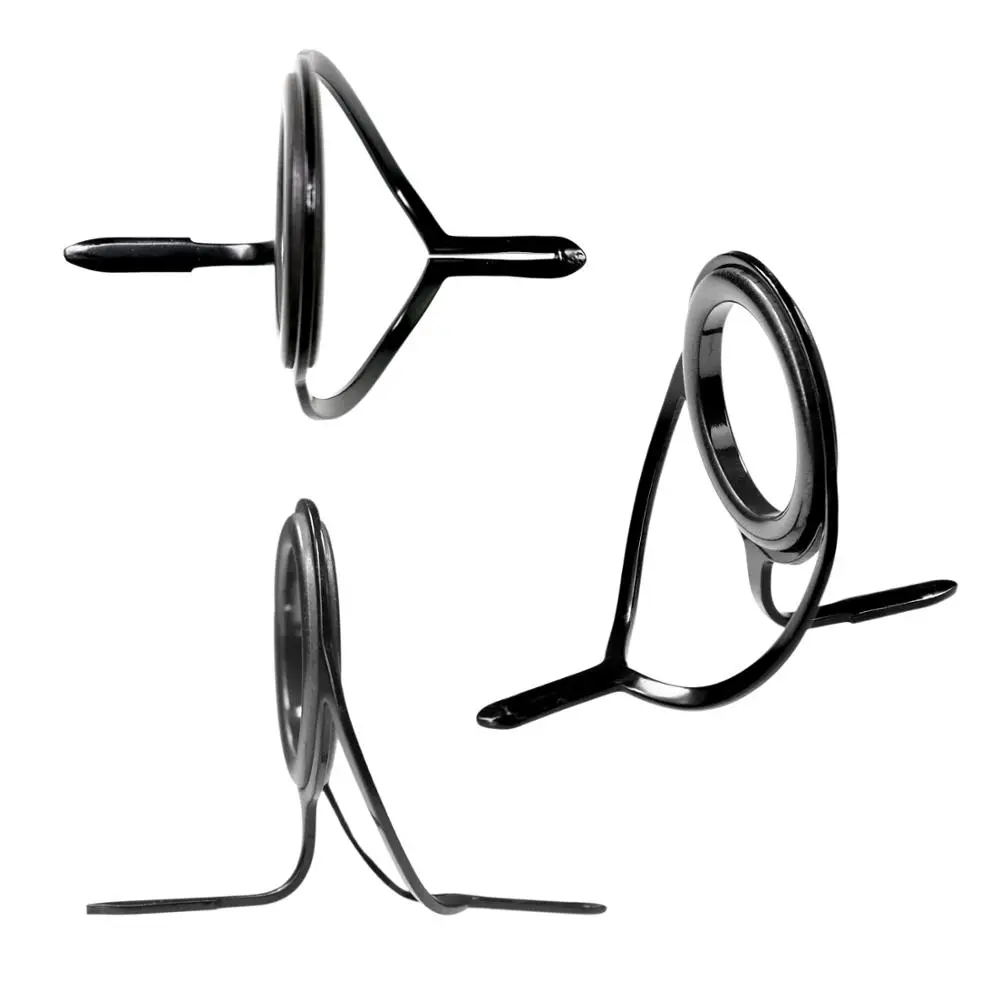 THKFISH 75 piezas Kit guía de caña de pescar 6 # -30 #   Juego de reemplazo de reparación de guías de caña de pescar con anillo de cerámica de acero inoxidable - imagen 4