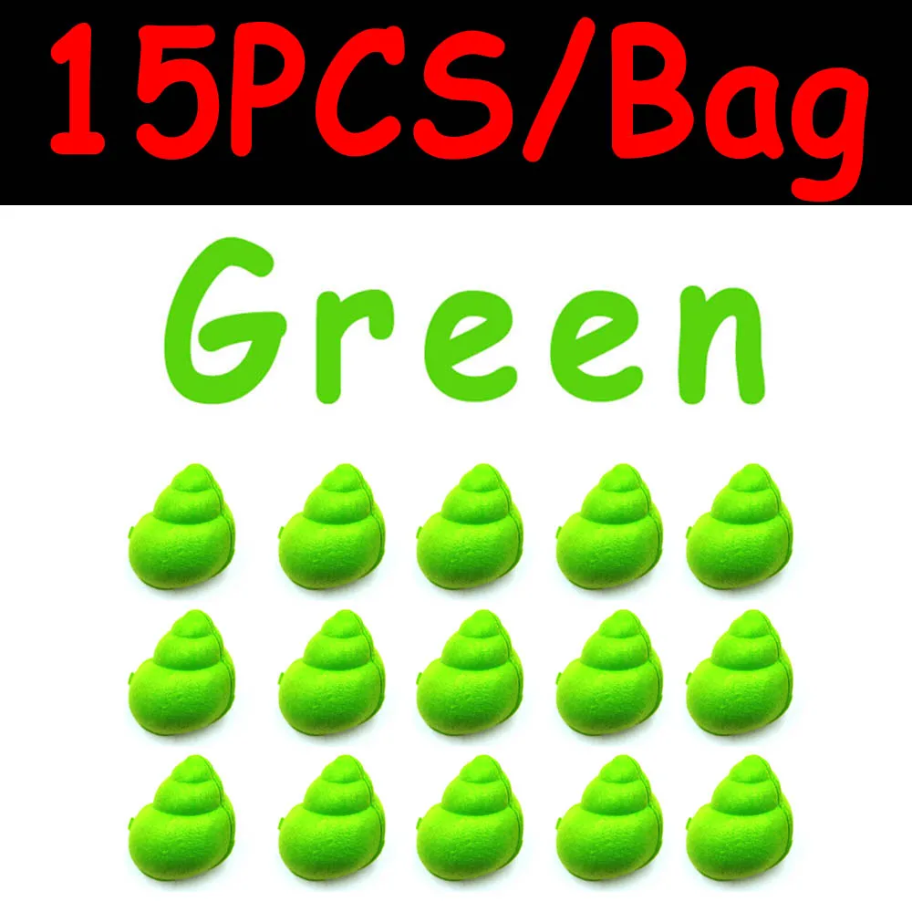 15PCS Green