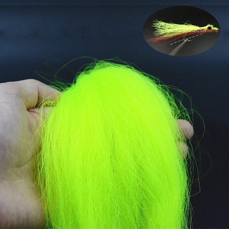 Gama de 12 colores de fibras sintéticas Contemplator para fly tying