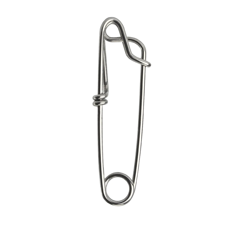 DNDYUJU-broche de pesca de acero inoxidable, señuelo giratorio, Pin rápido, Conector de Clip de ojo abierto, accesorios de línea de pesca, 1 ud. - imagen 2