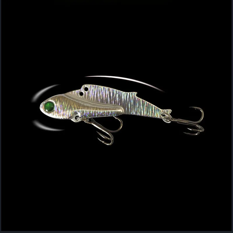 Señuelo de Metal con ojos 3D para pesca, cebo con vibración que se hunde, para lubina y perca, 2021. 4/4.6/5.8/6. 2cm, novedad de 7/7 - imagen 5