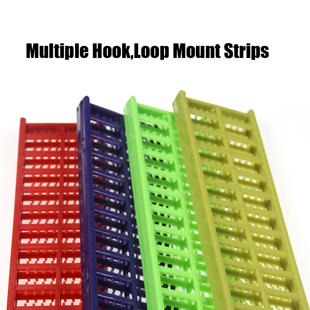 Bimoo-aparejo Sabiki de plástico para pesca, almacenamiento de cebos, aparejos de pesca, carpa, azul, amarillo, rojo y verde, nuevo - imagen 5