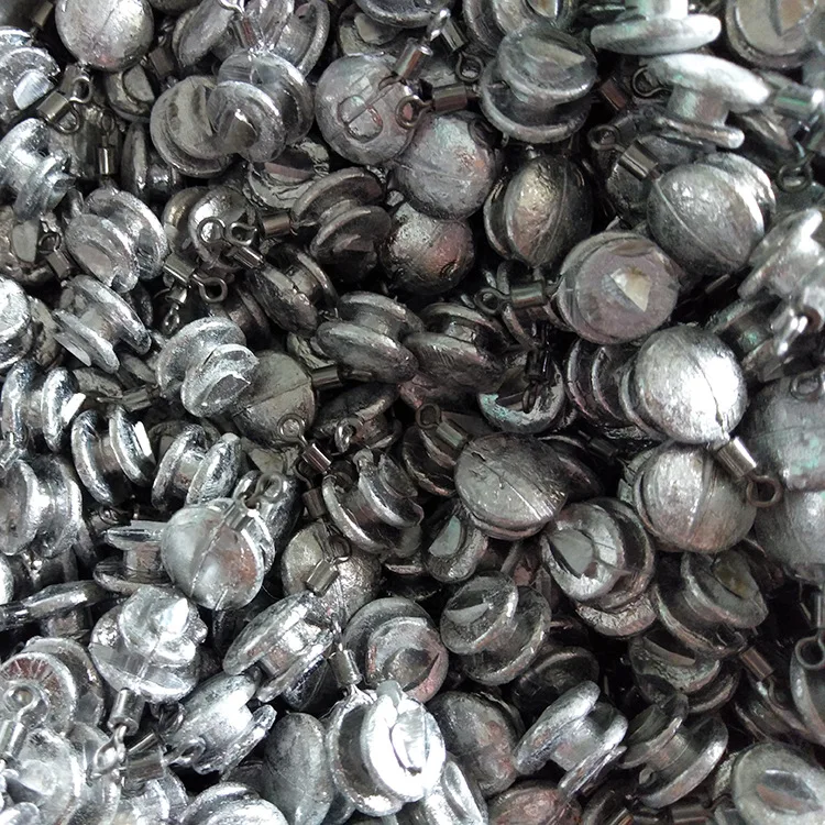 Señuelo de rana de pesca, accesorios de ranas de huevo, Clip de peso de equilibrio de plomo, lote de peces de cabeza de serpiente de plomo, 5 piezas - imagen 5