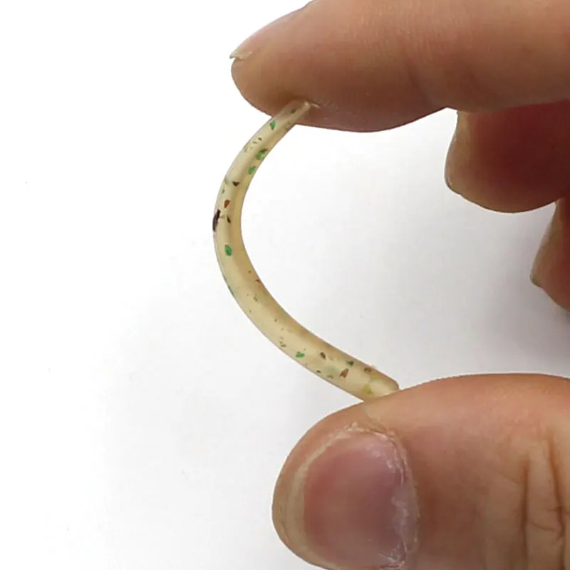 Accesorios de pesca de carpa, mangas antienredos, alineador de línea, manga de gancho marrón de camuflaje para aparejos de aparejo de pelo de carpa, 20 Uds. - imagen 3