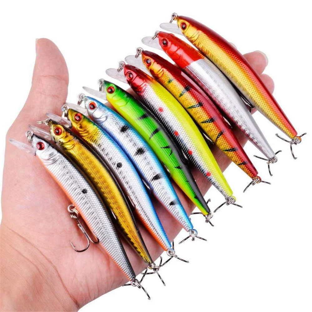 56 unids/set todopoderoso kits de Señuelos de Pesca mixtos Wobbler Crankbait Swimbait Minnow cebos duros espaciadores carpa cebo conjunto aparejos de pesca - imagen 4