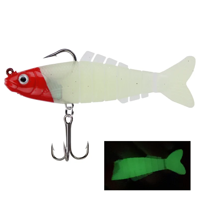 Señuelo de cebo articulado para pesca, cebo suave de 8 segmentos, 9cm/18g, señuelos artificiales, 1 pieza en oferta - imagen 3