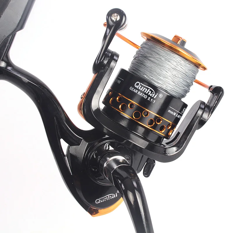 Carrete De Pesca giratorio, accesorio para agua dulce y salada, Serie 2000-7000, 5,1: 1 - imagen 2