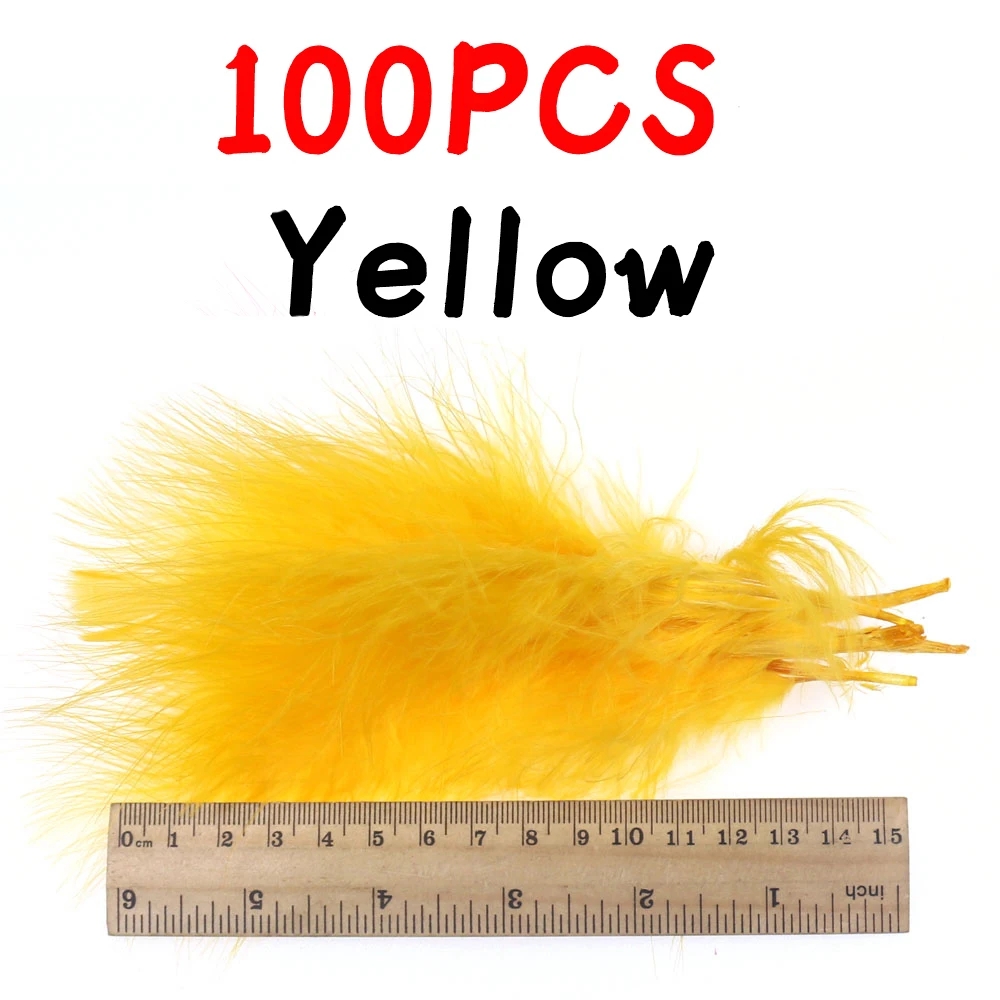 100pcs Yellow