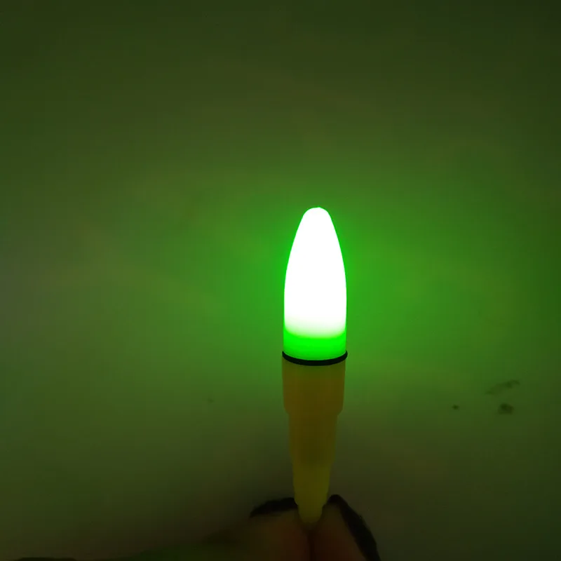 Palos de luz LED eléctricos, herramienta de aparejos de pesca nocturna, rojo y amarillo, funciona con CR425, J364, 20 unidades por lote - imagen 2