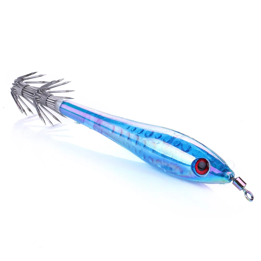 Señuelo de pesca Wobbler con anzuelo de calamar, Crankbait, Jigging, pulpo, sepia, camarón, cebo Artificial duro, aparejos de lubina, 9,5 cm/6g, 1 Uds. - imagen 3