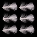 6PCS White