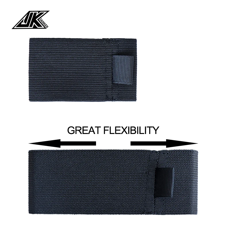 JK 4 unids/pack cinturón de carrete de pesca elástico negro cinturón de protección de carrete de pesca accesorios de carrete de rueda giratoria - imagen 3