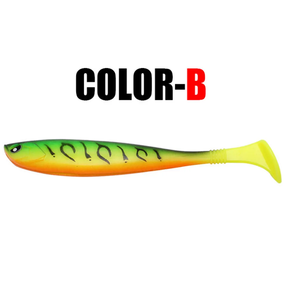 1 Uds 10g 13cm cebo blando Jig Wobbler Señuelos de Pesca Japón Shad Swimbaits cebo Artificial Jig Head pesca con mosca pez de goma de silicona - imagen 5