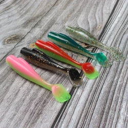 Johncoo Swimbait 80mm – Señuelo blando con cola de paleta