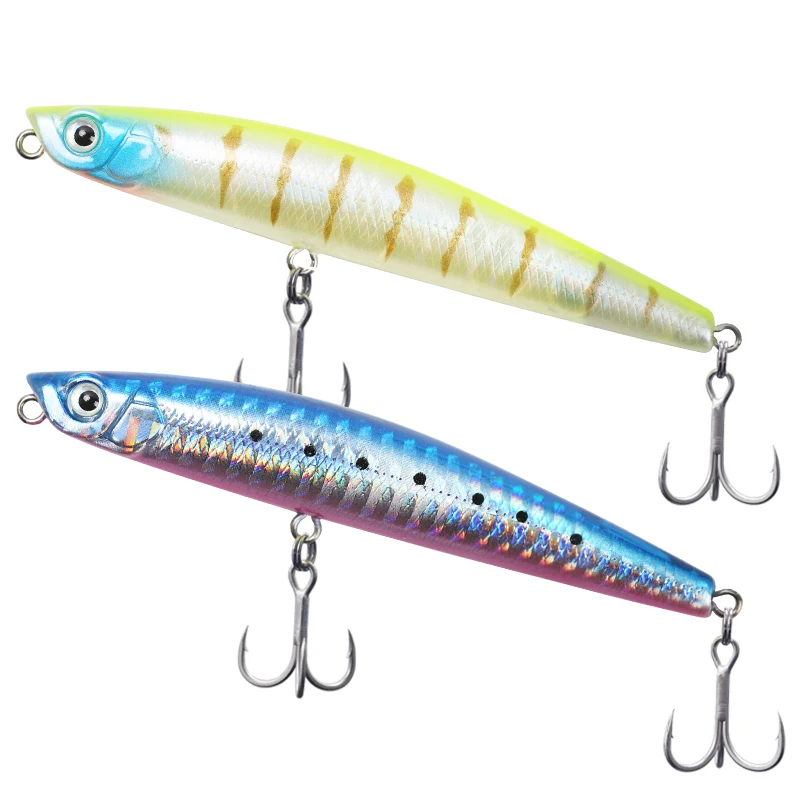 TSURINOYA-señuelo de pesca 98F Topwater, cebo duro Artificial flotante de fundición larga, 98mm, 9,2g, DW66 - imagen 5