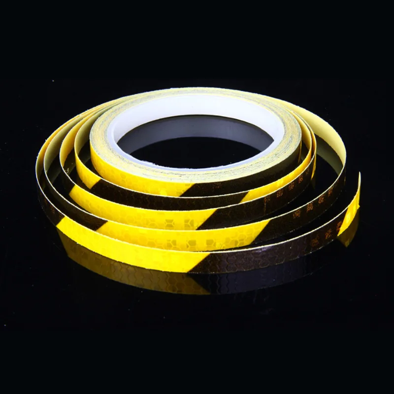 Mosodo-cinta reflectante de 8 metros para bicicleta, pegatinas de advertencia, Reflector de ciclismo, luz de seguridad a rayas, decoración de coche y motocicleta - imagen 5