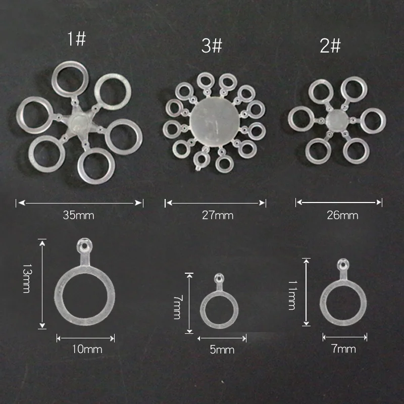 1000 grupos de accesorios de Pesca de carpa, anillo de cebo redondo para estanque de reserva europeo, palo en forma de píldora, aparejos de Pesca - imagen 2
