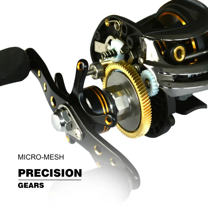 Carrete De Baitcast Rock, rueda De 7,0: 1, 5,5 KG, arrastre máximo, Metal, lejano, Peche 18BB, barco De Pesca - imagen 3