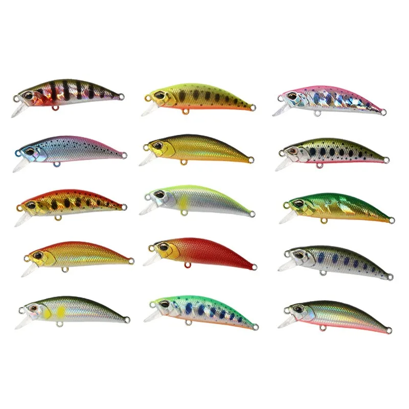Señuelo Minnow 50mm 5g con ojos 3D para lubina de mar - Crankbait - imagen 3