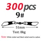 300pcs size 9