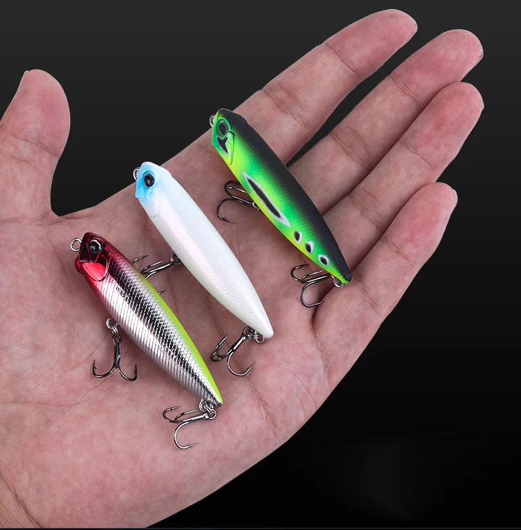 BassLegend-señuelo de pesca, superficie Realis, Pencil Popper, Bass Pike, Walk The Dog, WTD, 65mm, 6g, 100mm, 14g