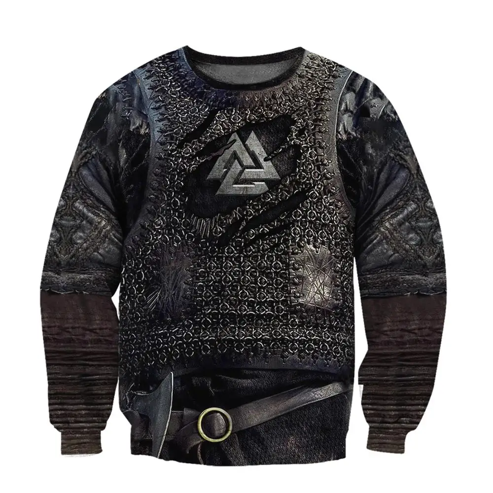 Valknut WJ003 Sudadera de pesca 3D con capucha estilo Harajuku - imagen 5