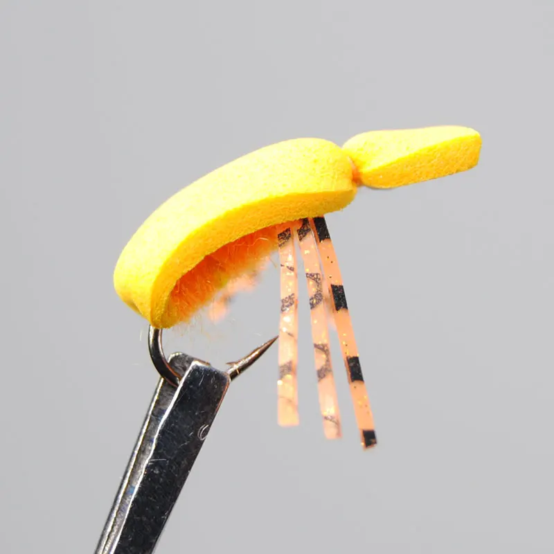 Escarabajo Espuma Naranja ICERIO – Mosca Seca Trucha - imagen 2