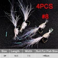 4pcs size 8 shrimp