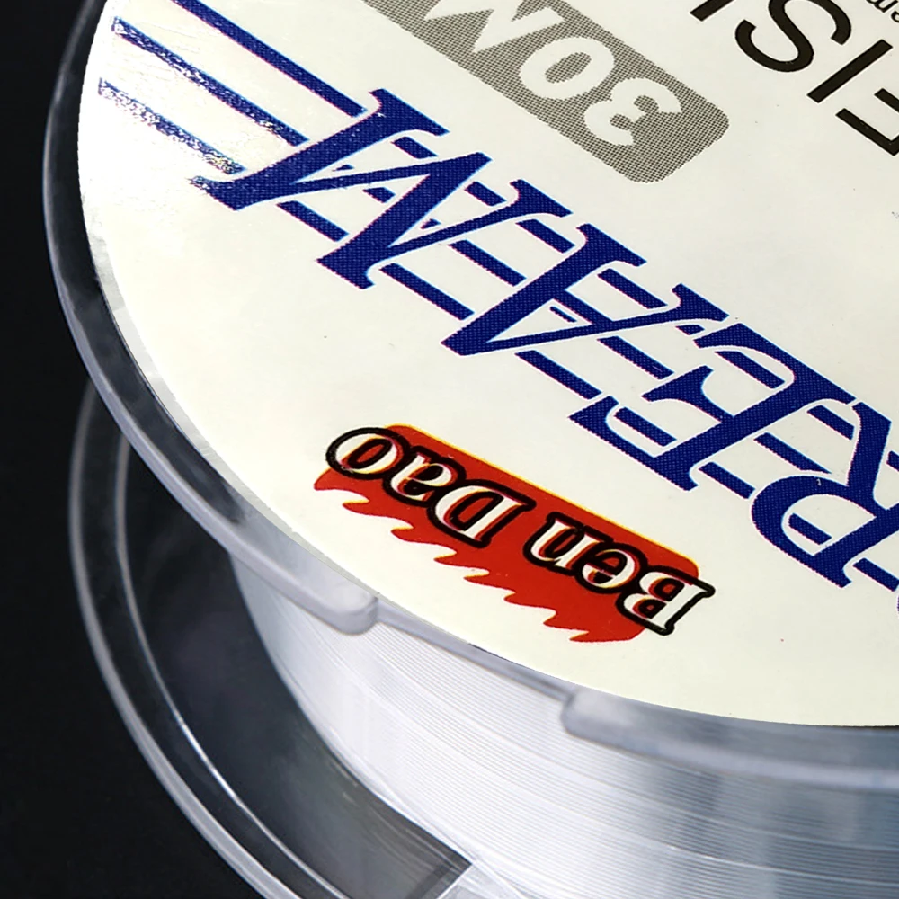 Línea de pesca de oro de 30M, monofilamento súper fuerte de nailon, Material japonés, línea de pesca de agua salada, línea de carpa de baja memoria de 0,08-0,30mm - imagen 3