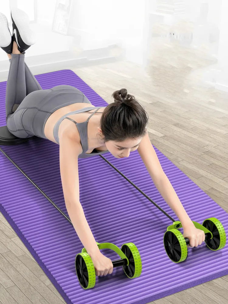 Rodillo Abdominal multifuncional, ejercicio en casa, entrenador muscular Abdominal, equipo de Fitness, mantiene las ruedas en forma - imagen 5