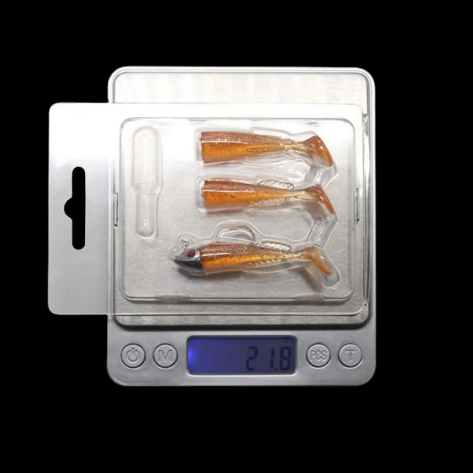 WALK FISH-Señuelos de Pesca de silicona, cabeza de plomo, 5,6 cm, 7,6g - imagen 3