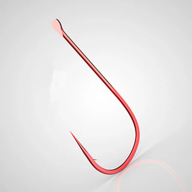 Pequeño Mini anzuelo de pesca de competición, bolsillo dorado y rojo, anzuelos japoneses con diamantes H, anzuelo de púas, lote de 40 piezas, tamaño 0,8-8 # - imagen 5