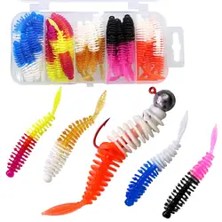 Señuelos de silicona 57 mm – Vinilos blandos para pesca en agua dulce y salada