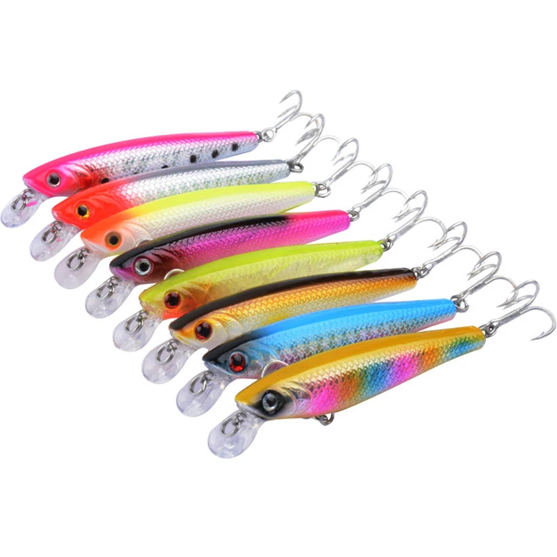 POETRYYI-Señuelos de Pesca 202, sistema de superficie de agua minnow 67mm 4,2g, anzuelos fuertes artificiales duros, Jerkbait, Wobblers, pesca de trucha - imagen 5
