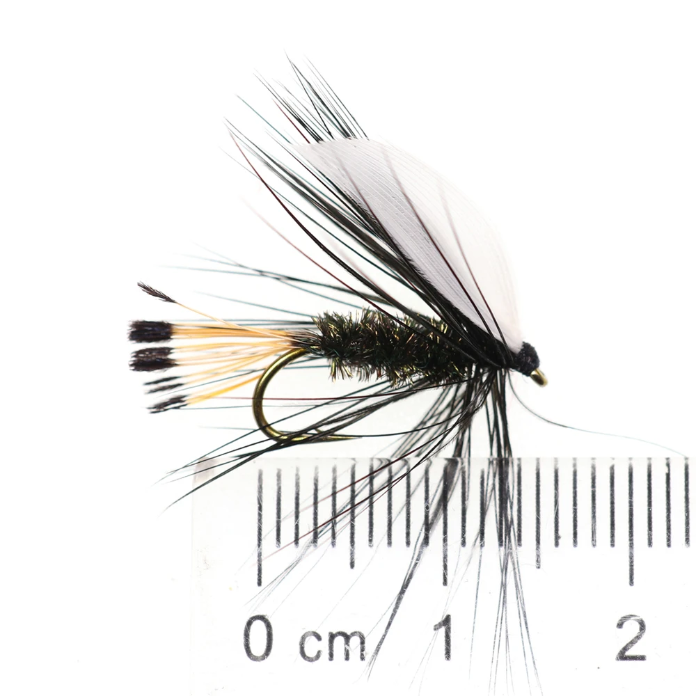 ICERIO-señuelo de pesca con mosca húmeda, cola de faisán, Larva, ninfa, gancho de atado de moscas, trucha, 6 uds., #10 - imagen 2