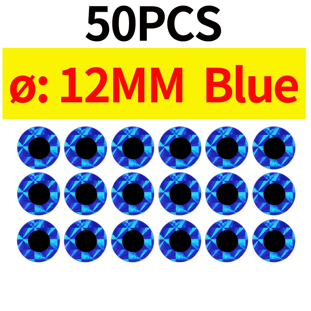 50pcs 12MM Blue