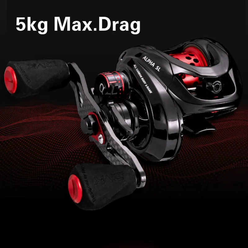 Carrete De Pesca con sistema De alarma, accesorio con ruedas De Metal, arrastre máximo De 5KG, 6,5: 1 - imagen 3