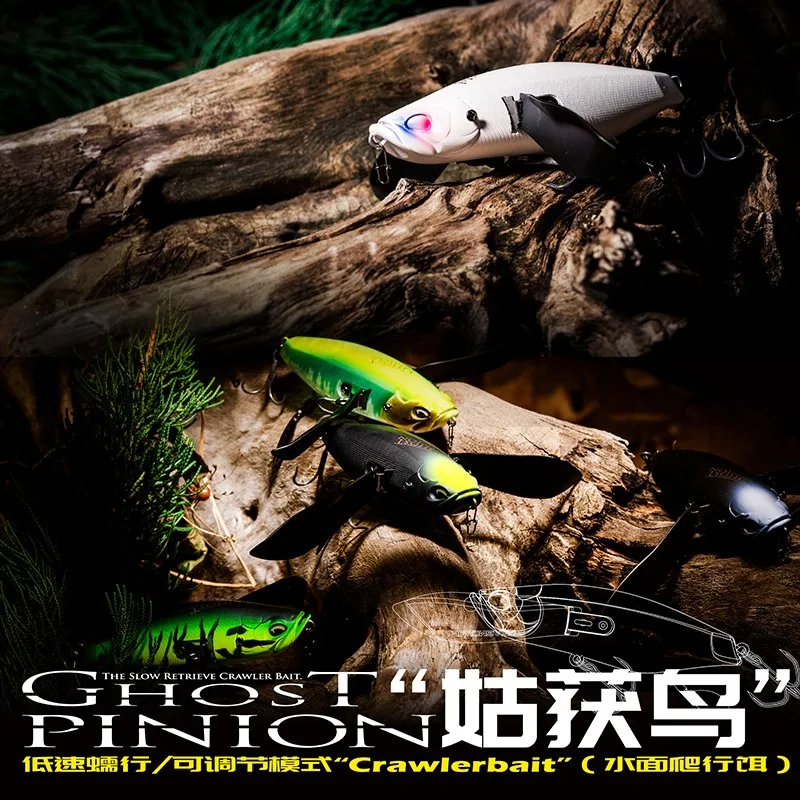 Ravencraft-señuelo de pesca flotante, Piñón fantasma, 18,8g/32,5g Isca, Wobbler Artificial, cebo falso de lubina de mar - imagen 5