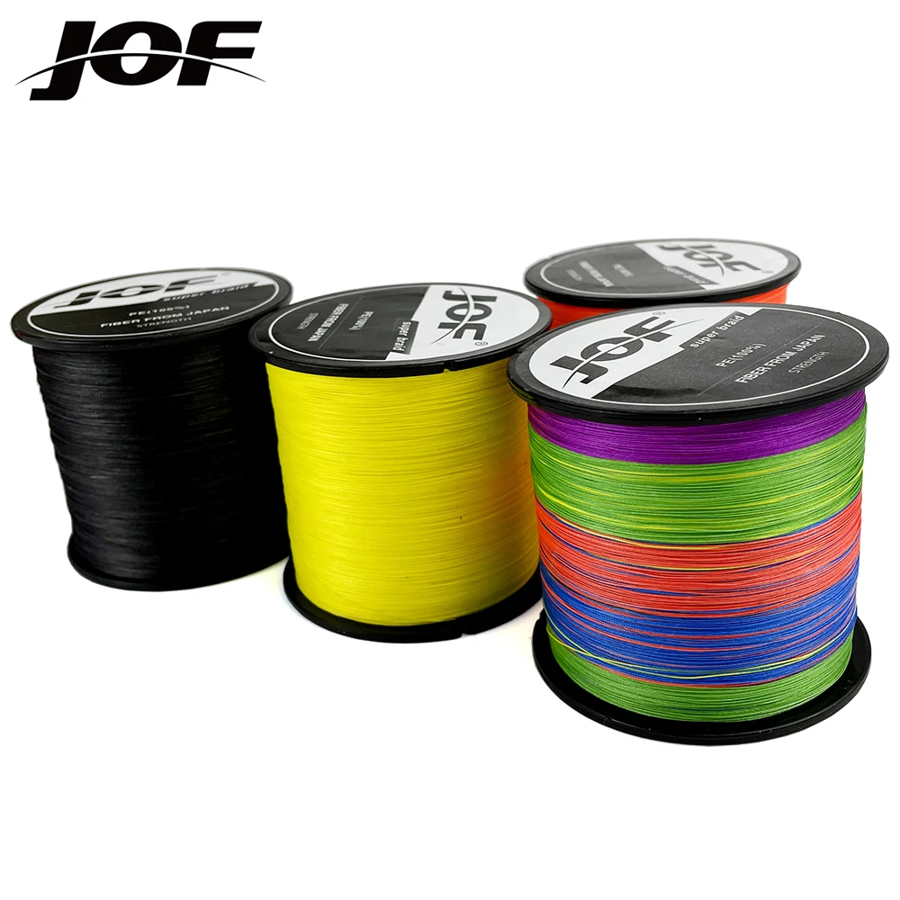 JOF Fishing-Hilo de pescar de 500M, multifilamento de 4 hebras para pesca de carpa, 10, 12, 18, 28, 35, 40, 50, 60, 80lb - imagen 4