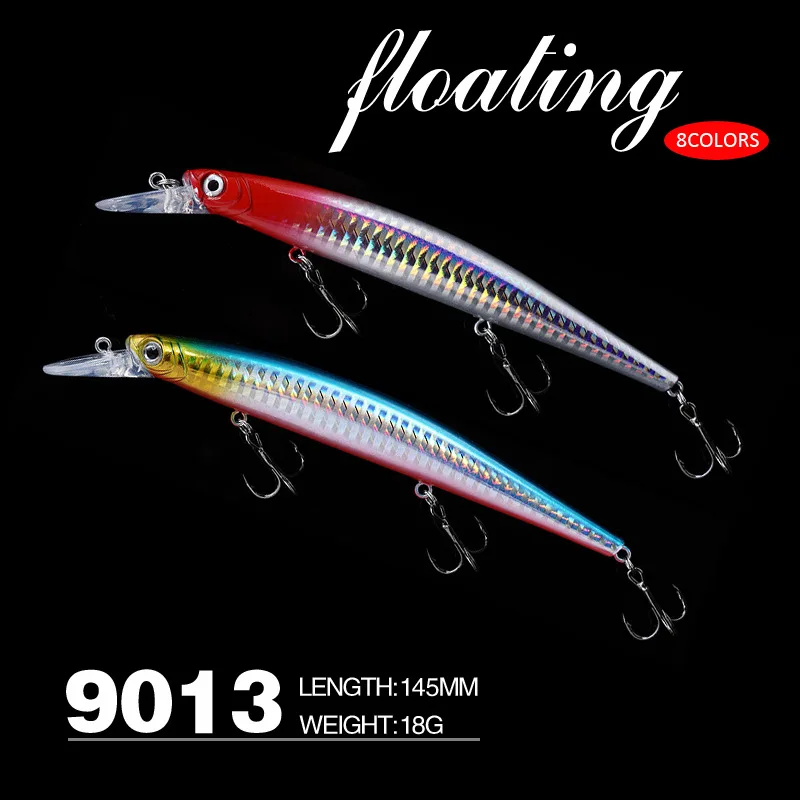 KMRESA-Señuelos de Pesca de calidad profesional, cebo duro, 145mm, 18g, dive1.5-2m, wobblers, pececillos, aparejos de cebo Artificial - imagen 2