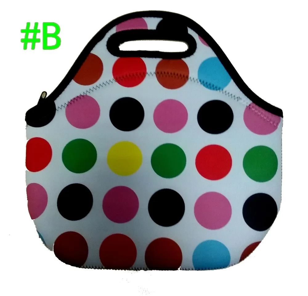 Bolsa térmica de neopreno para pícnic, bolso de mano para mujer, fiambrera térmica, resistente al agua, vajilla de PP para exteriores - imagen 2