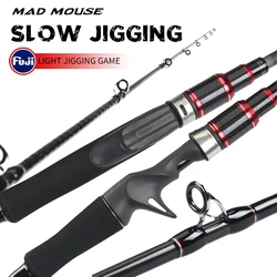 Caña de Jigging Lento MadMouse con Guías Fuji