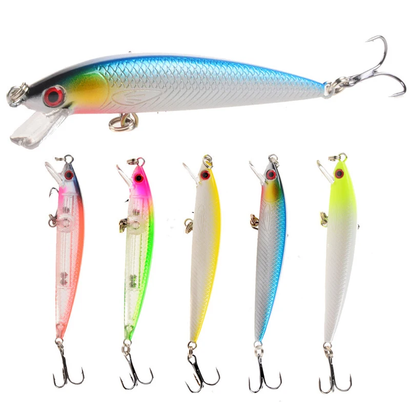 Mini señuelo de pesca, cebos duros de 9cm/6g, 72mm/6g, 9,6 cm/9,8g, cebos artificiales de hundimiento lento, aparejos de pesca Wobblers de alta calidad - imagen 5